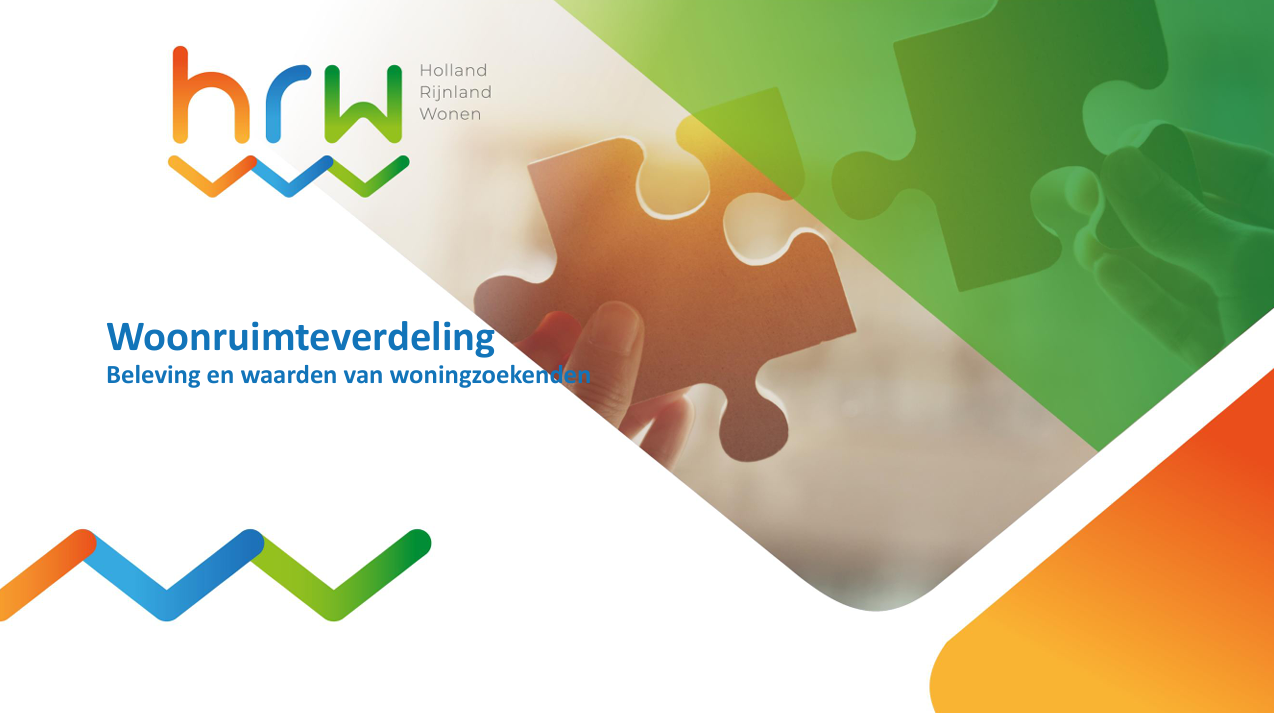 Onderzoek HRW: woningzoekenden willen meer perspectief, duidelijkheid en vertrouwen